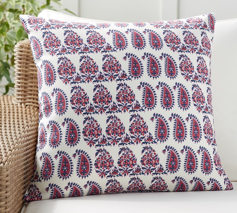 Ronnica Paisley Outdoor Pillow