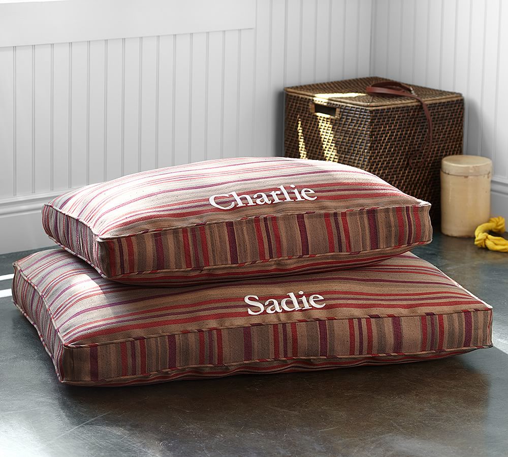 Aubree Stripe Dog Bed Cover