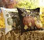Pumpkin Patch Crewel Embroidered Pillow Cover