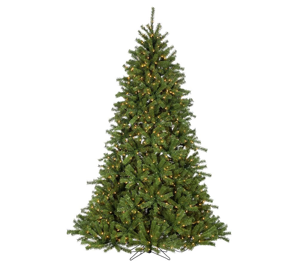 Pre-Lit Crystal Pine Artificial Christmas Trees