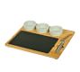 Bamboo &amp; Slate Cheese Board