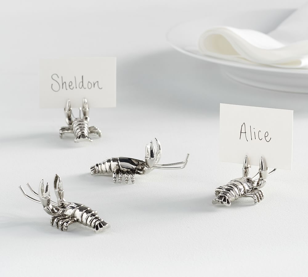 Lobster Place Card Holders, Set of 4