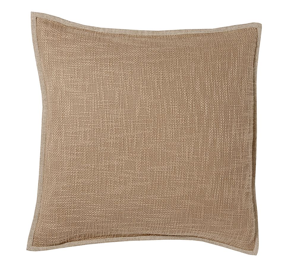 Cotton Basketweave Pillow Cover - Baguette