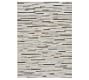 Striped Leather Rug