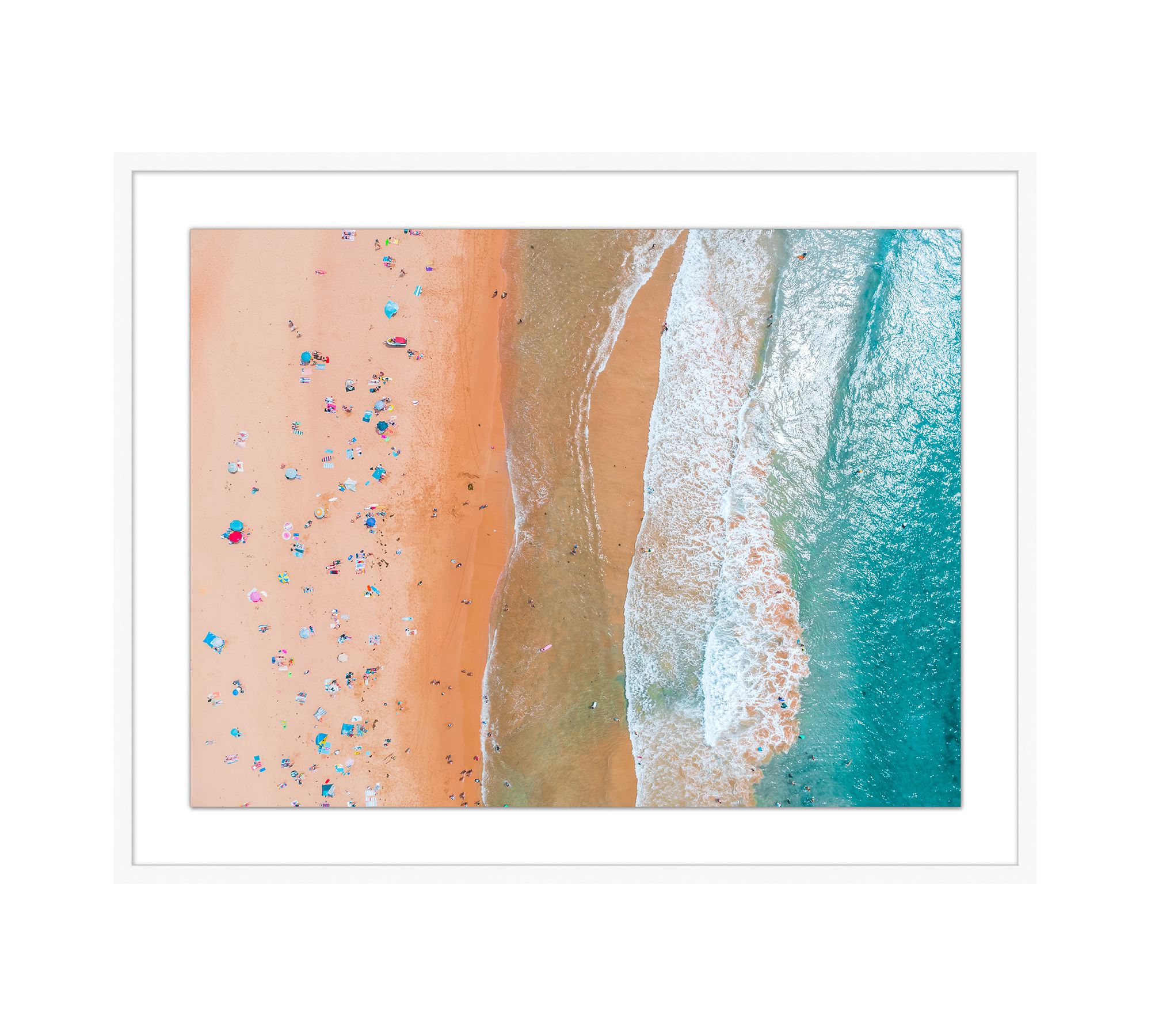 Tankini Beach Framed Prints