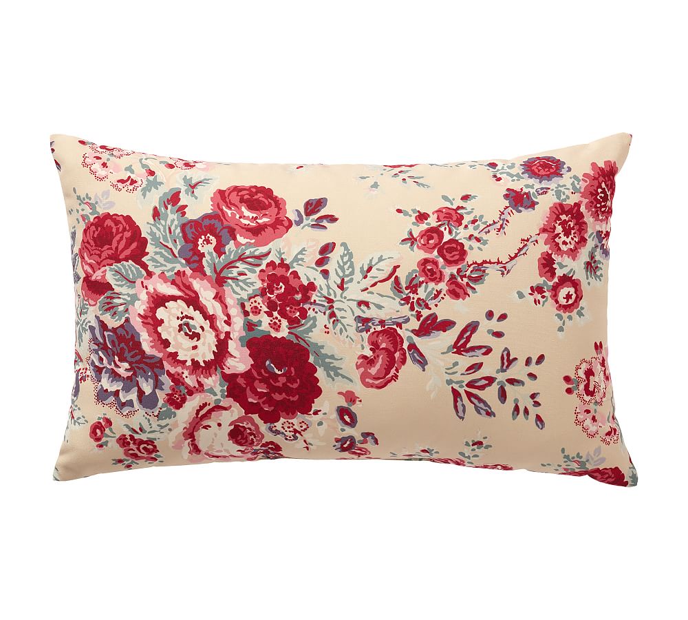 Outdoor Balendra Floral Print Lumbar Pillow