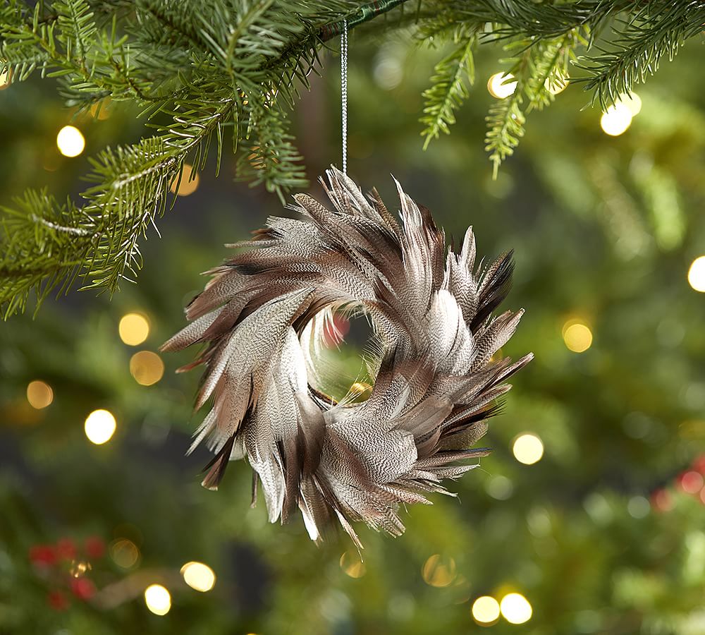 Feather Wreath Ornament