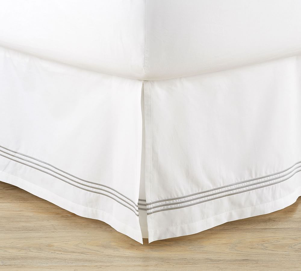 Grand Organic Percale Bed Skirt