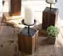 Recycled Wood Candleholders - Set of 3