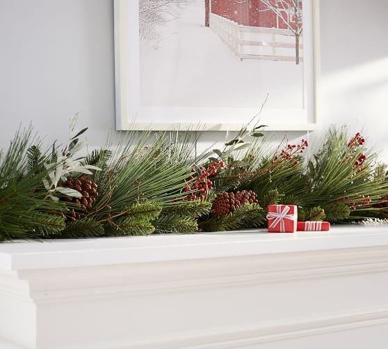 Red Berry & Pine Home Decor - Garland | Pottery Barn