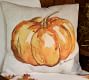 Painted Pumpkin Patch Outdoor Pillow