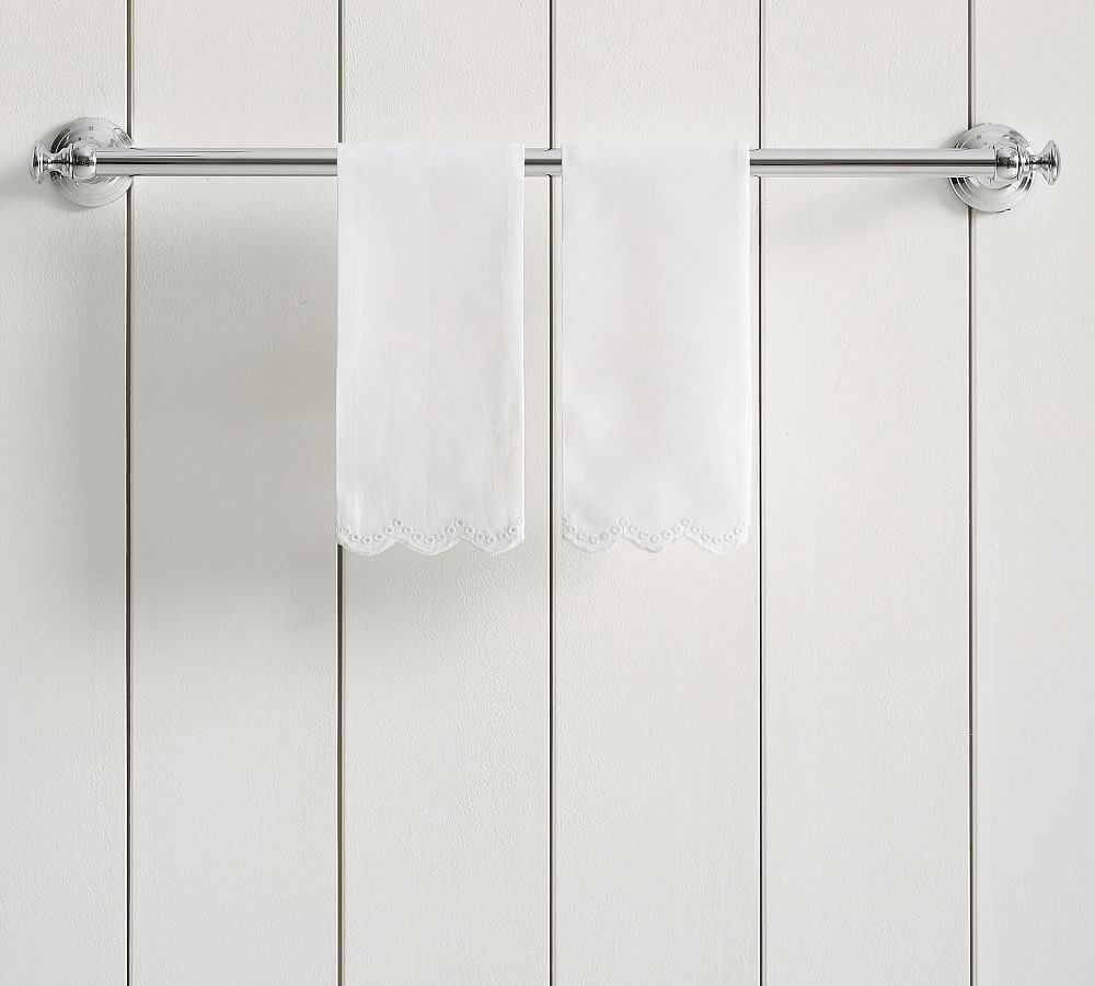 Monique Lhuillier Jolie Embroidered Guest Hand Towel - Set of 2