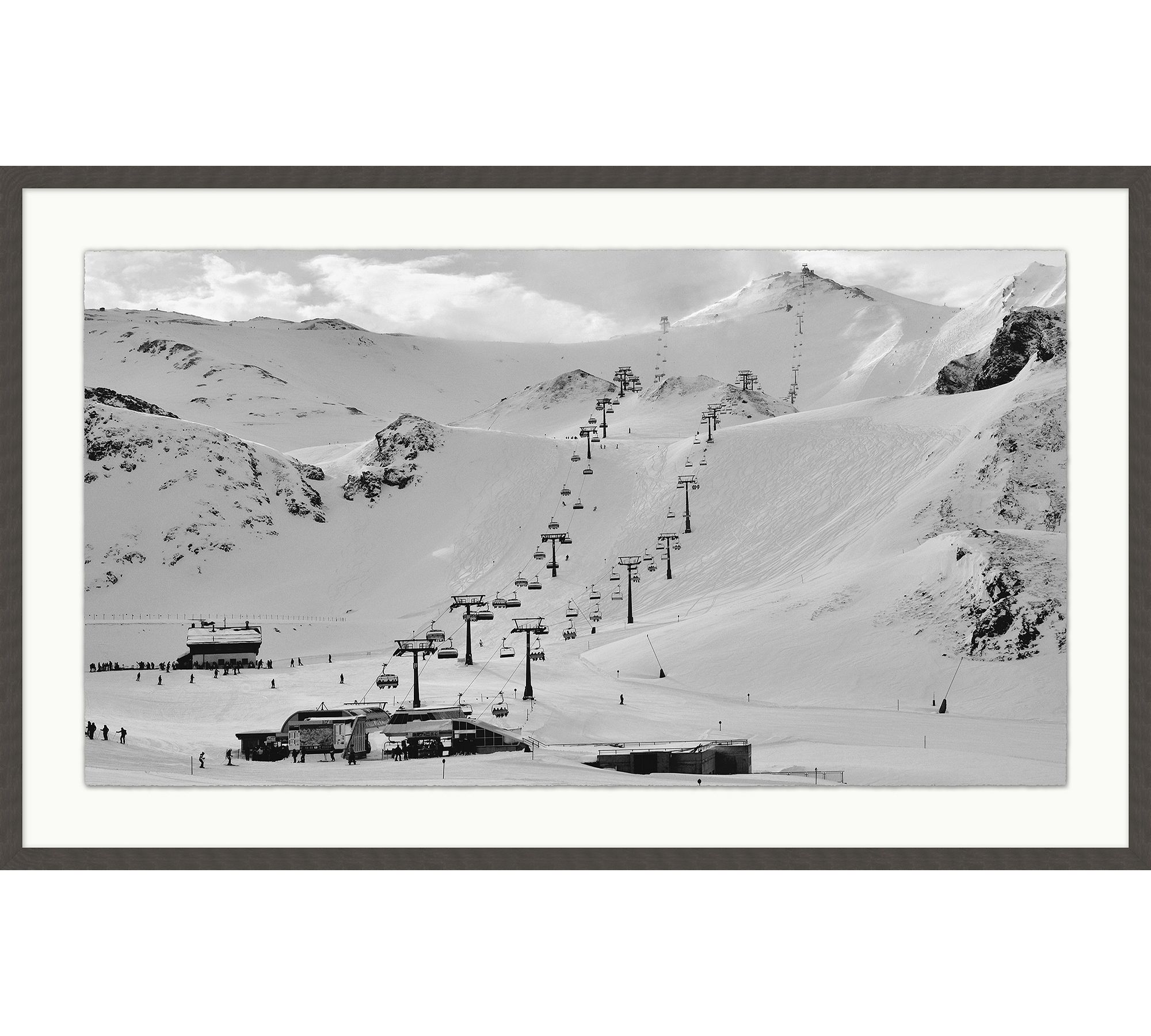 Mountain Ski Lift Framed Print
