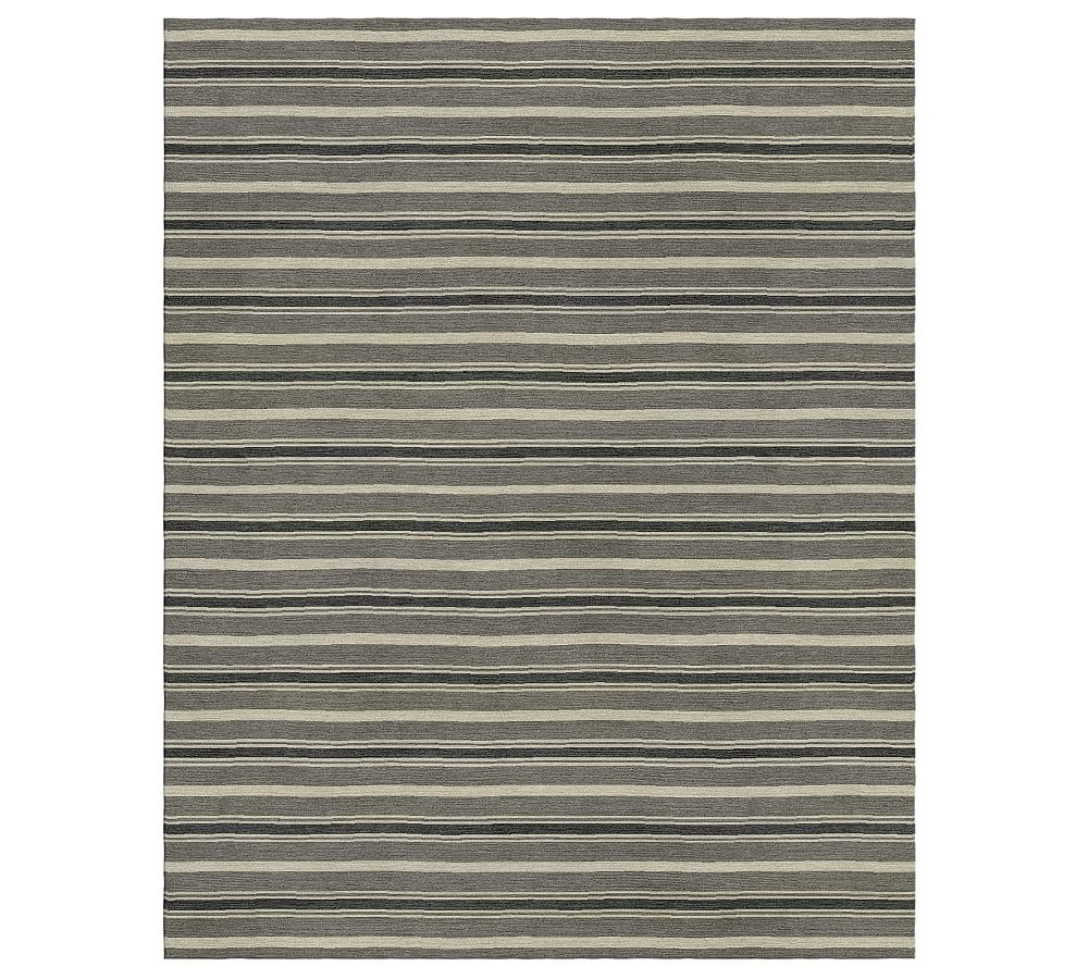 Oda Striped Dhurrie Rug Pottery Barn