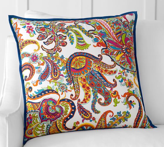 Felicity Print Decorative Pillow Cover | Pottery Barn