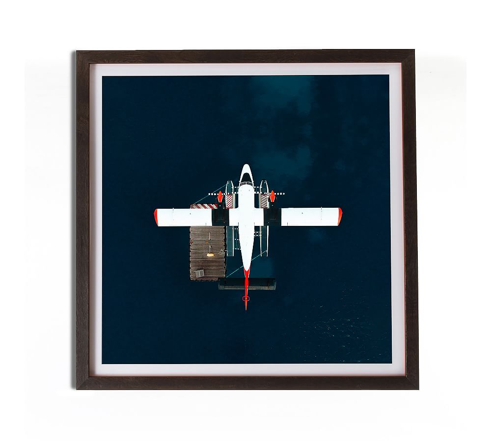 Sea Plane Framed Canvas