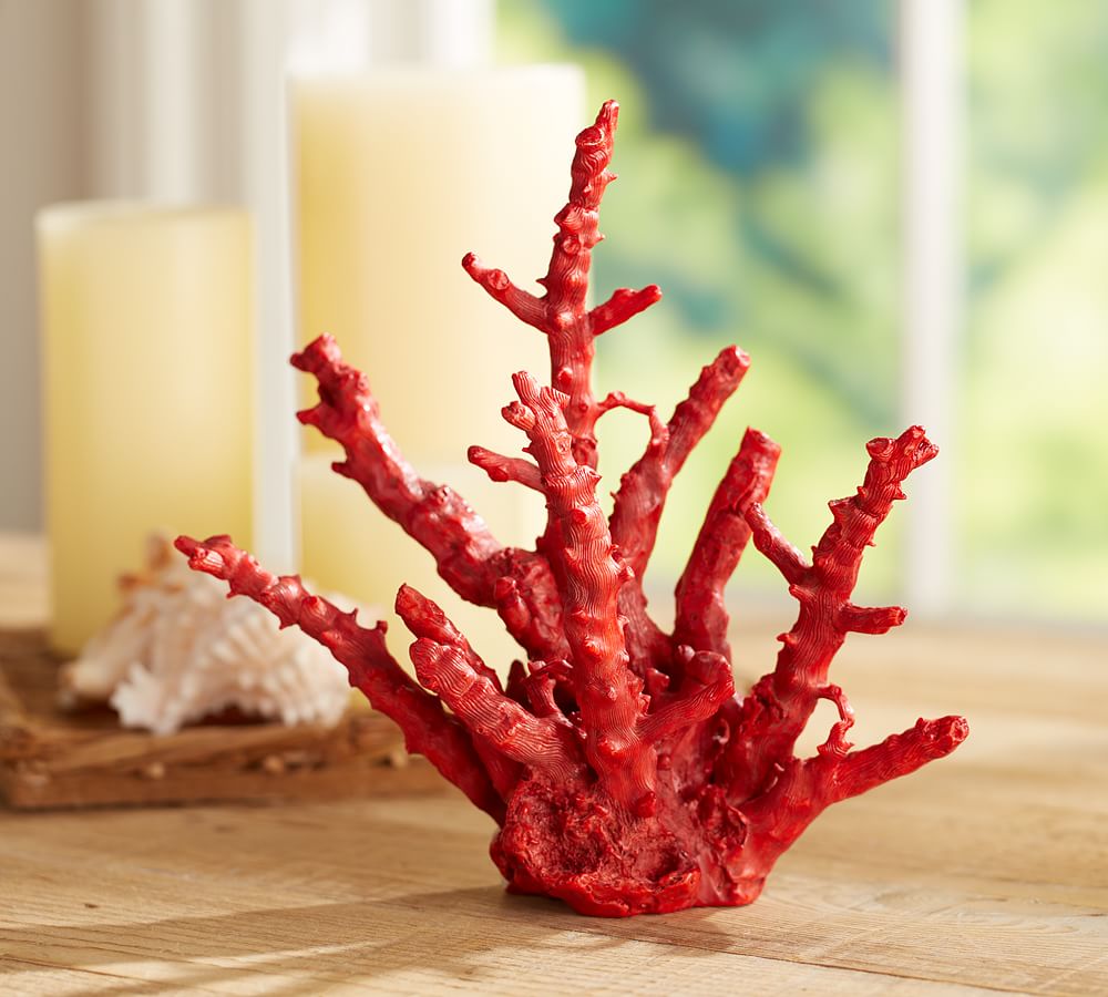 Faux Fire Red Coral