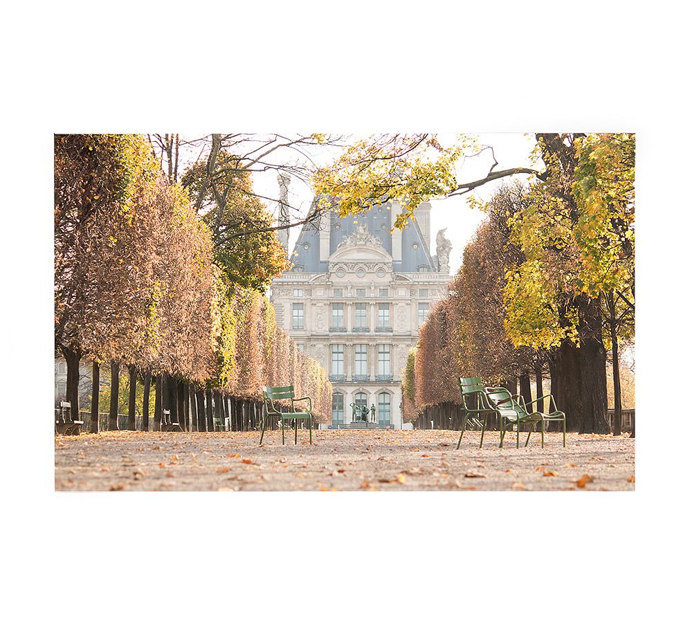 A Stroll Through The Tuileries In Autumn by Rebecca Plotnick