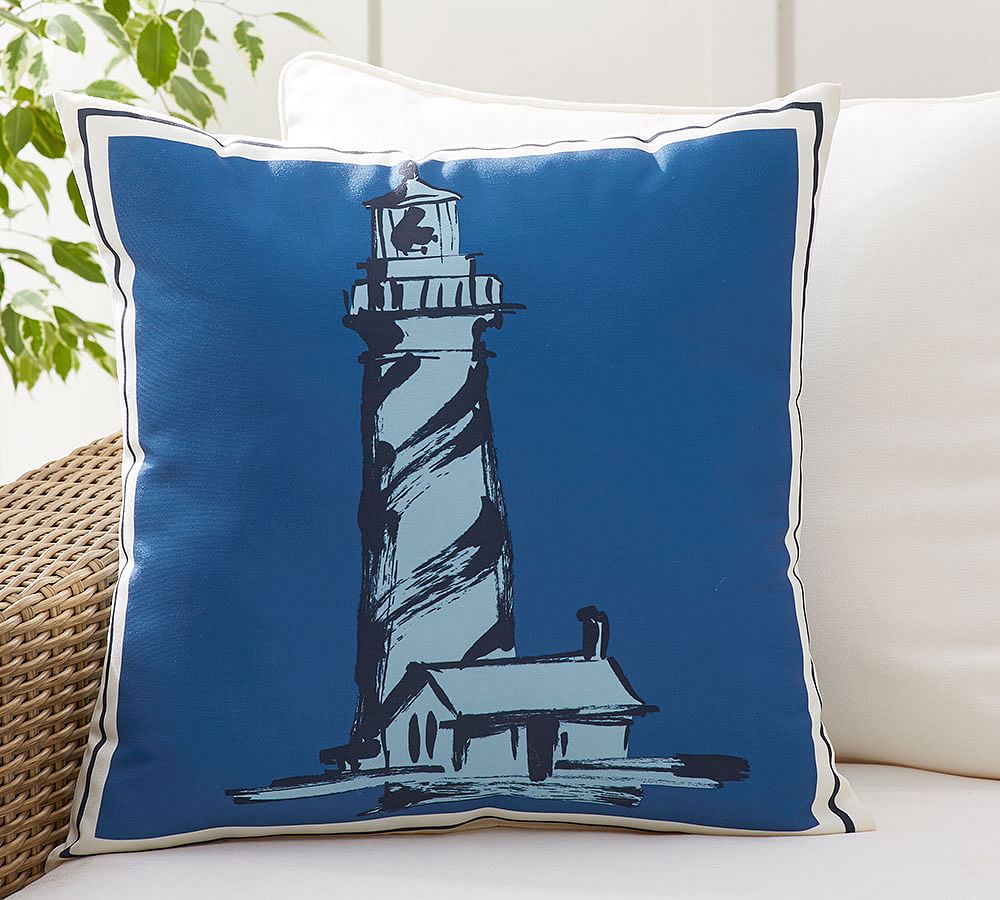 Lighthouse Outdoor Pillow