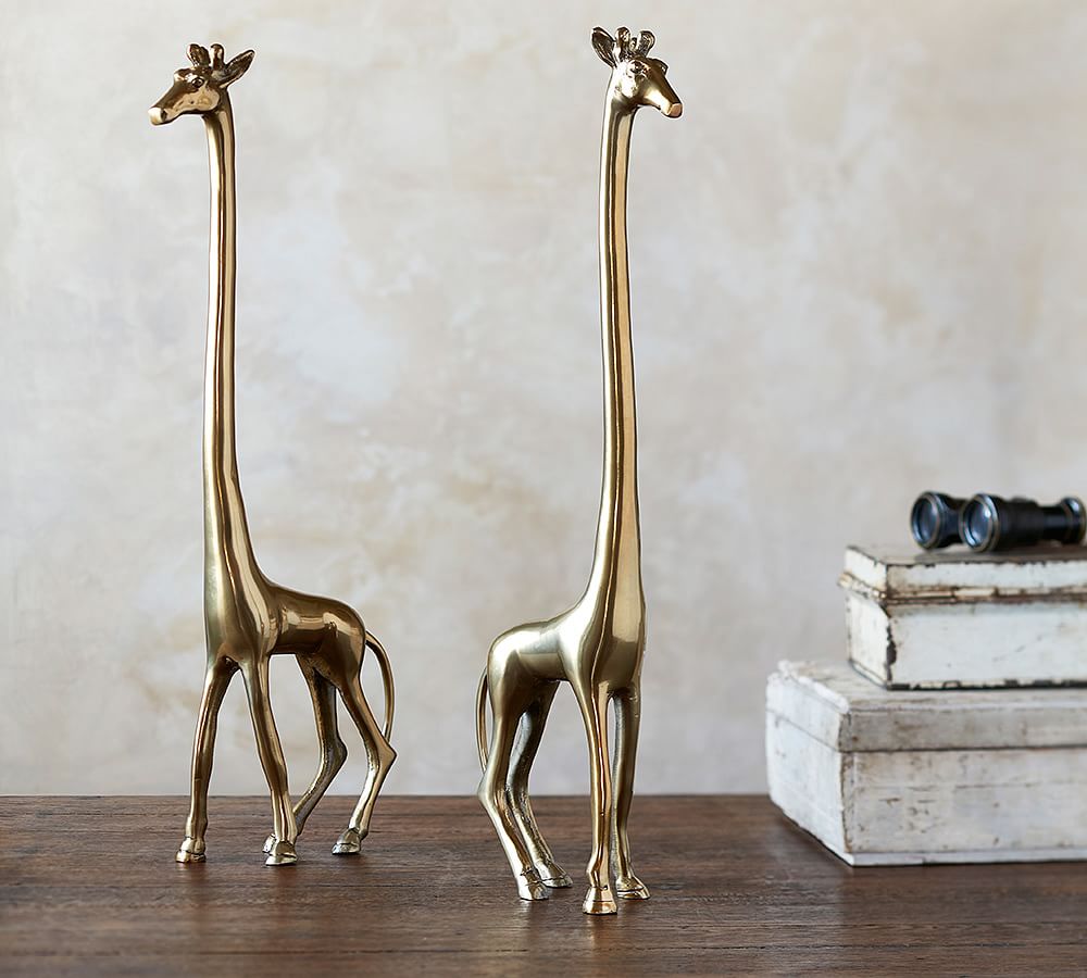 Brass Giraffe Object