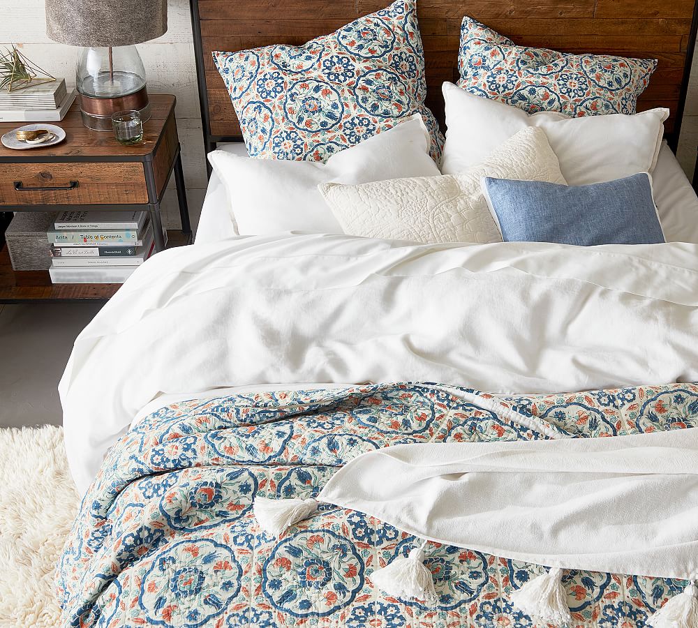 Oversized Pom Pom Throw Blanket Pottery Barn