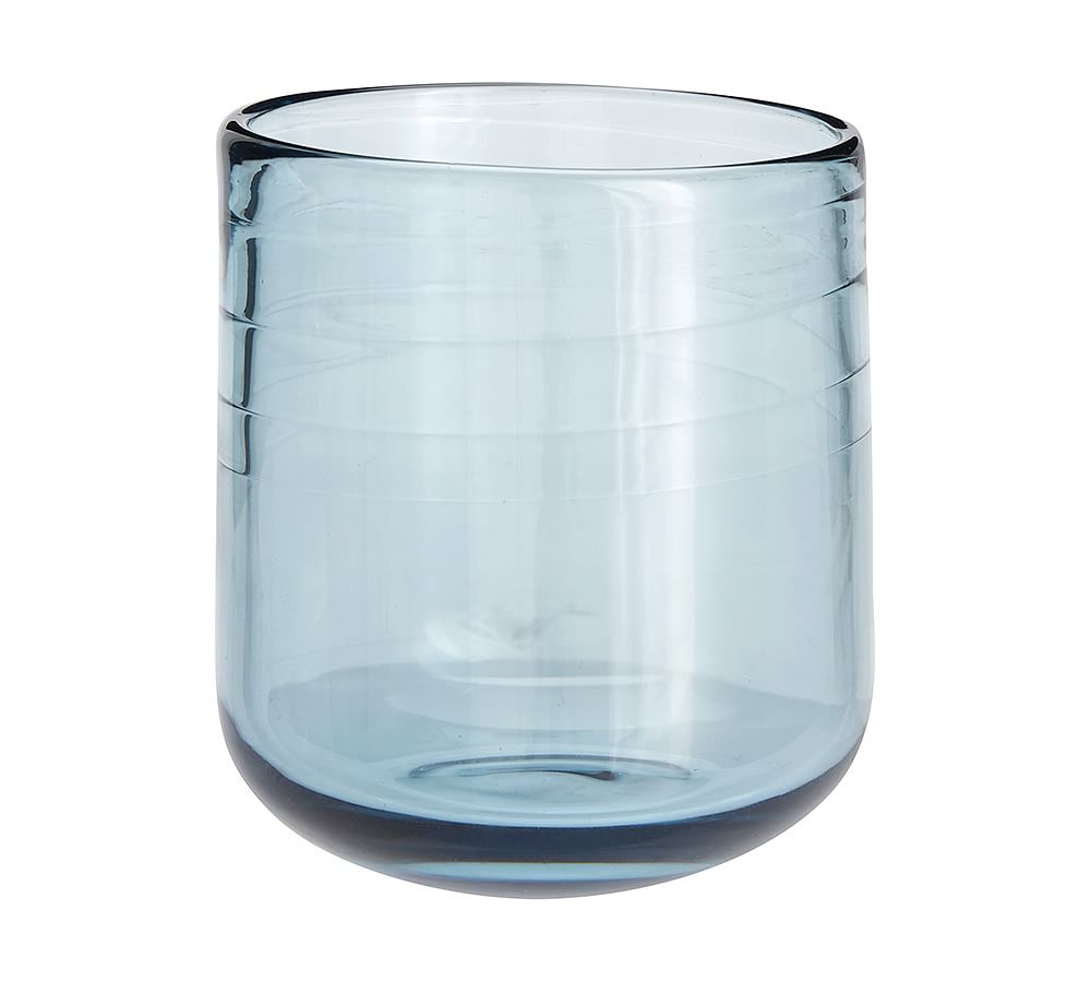 3.5&quot; Gem Toned Stemless Glass, Set Of 6 - Indigo