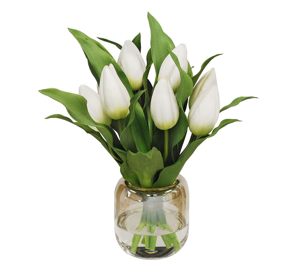 Faux Tulips In Vase