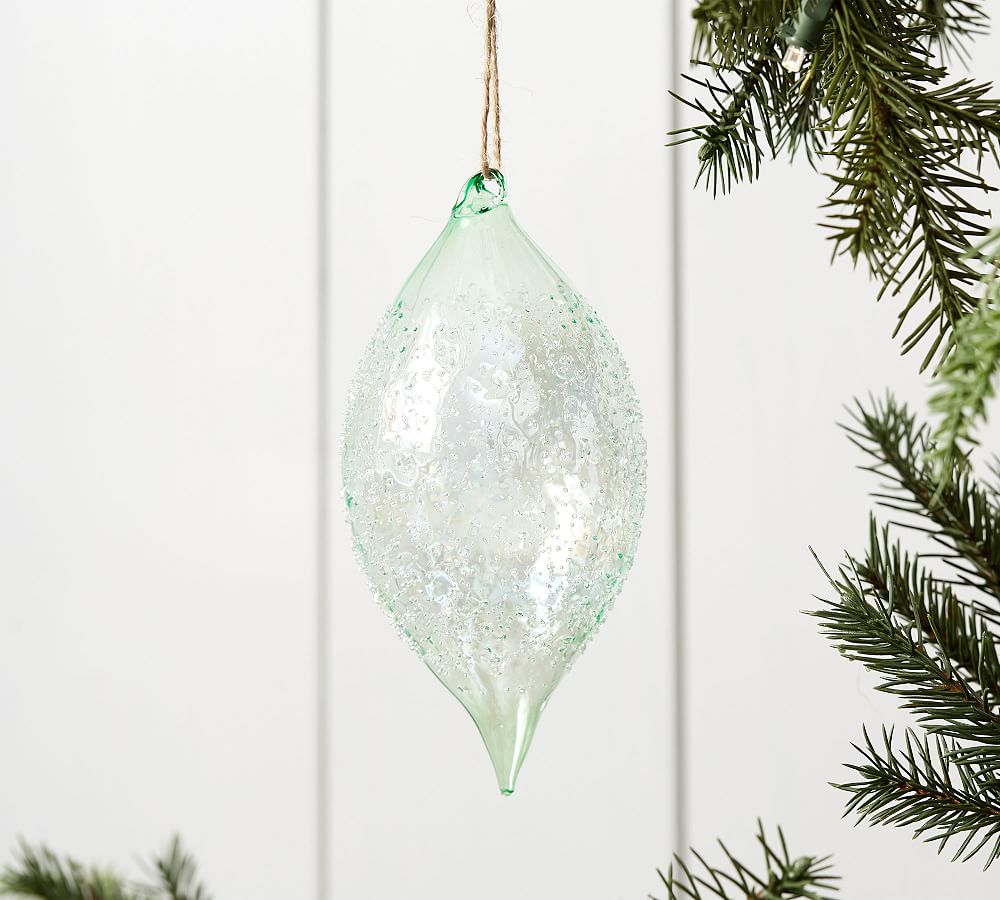 Seaglass Teardrop Ornament