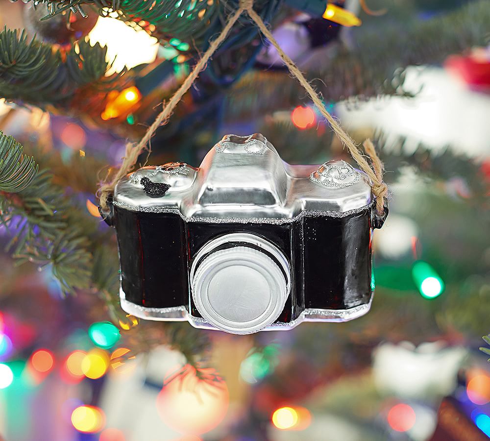 Camera Christmas Ornament Pottery Barn