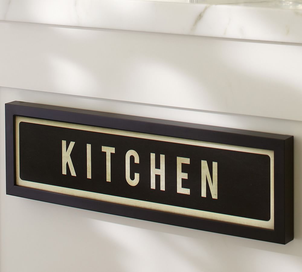 Framed Kitchen Sign