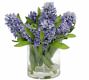 Faux Hyacinth in Cylinder Glass