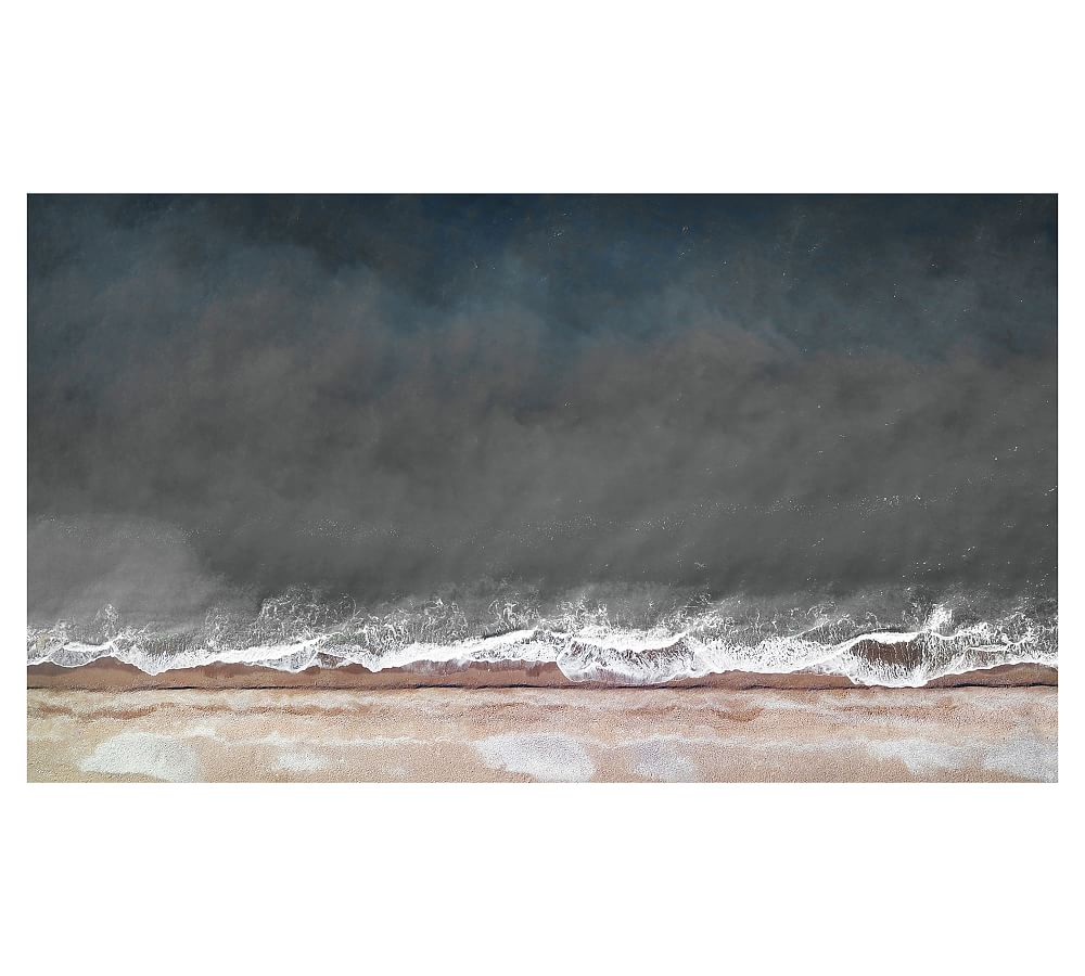 Gray Shore Framed Canvas