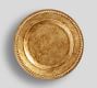 Beaded Gilt Charger Plate