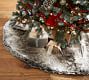 Faux Fur Tree Skirt - Gray Ombre