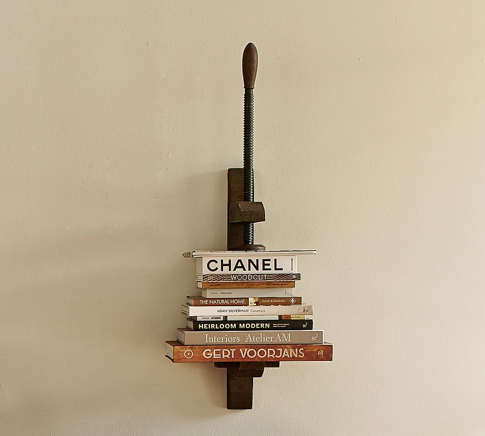 Book Press Shelf