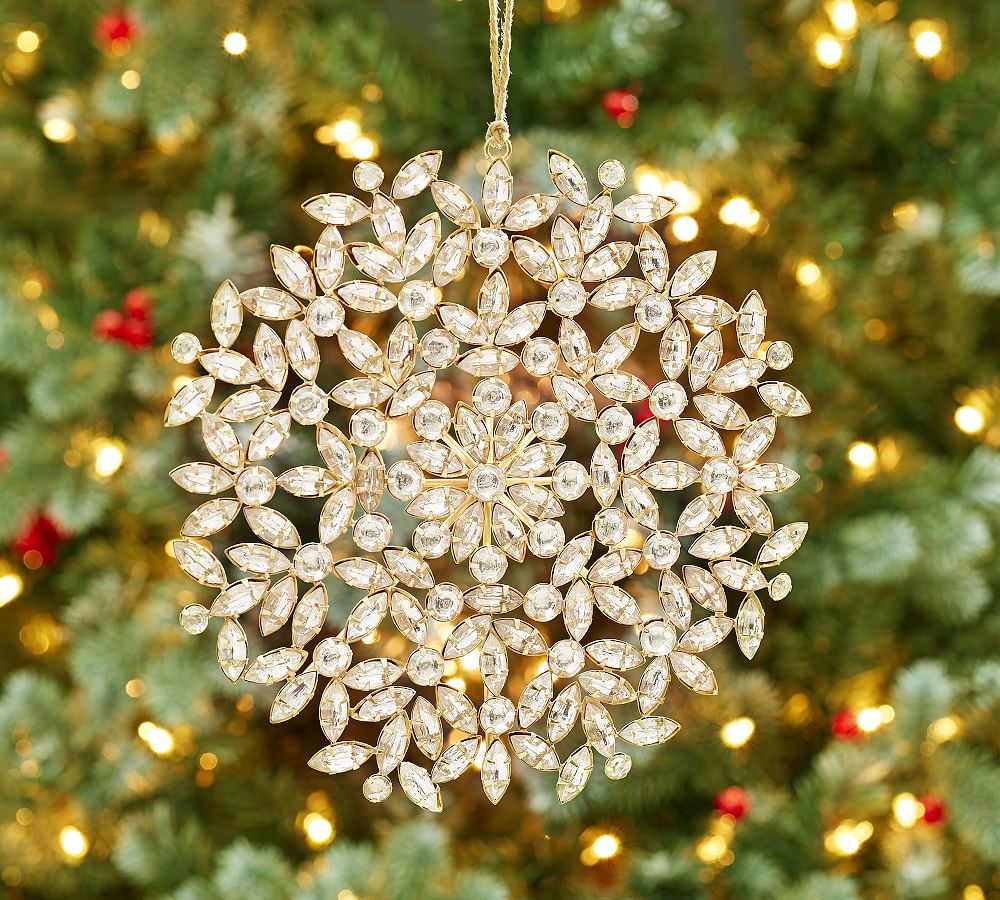 Jeweled Circle Snowflake Ornament