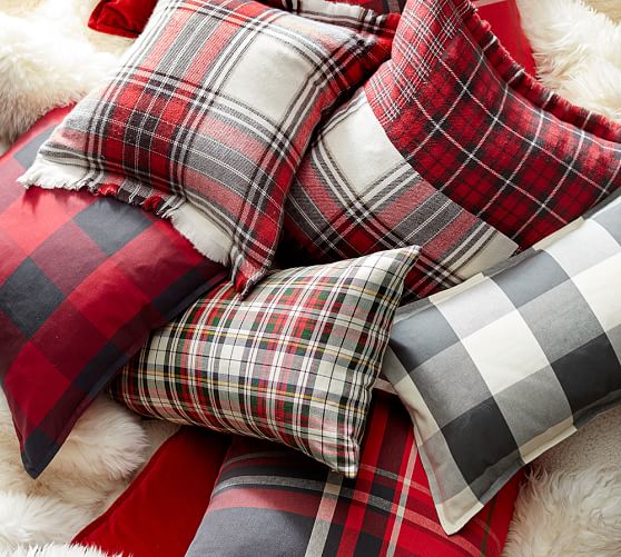 Pottery barn holiday online pillow covers