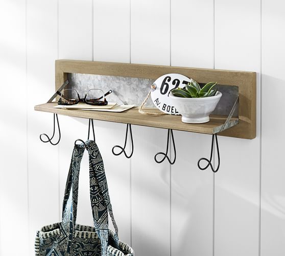 Seadrift Modular System, Row of Hooks | Pottery Barn