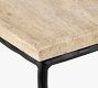 Tate Rectangular Marble Side Table (24&quot;)