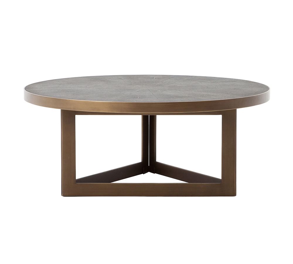 Sillers Round Shagreen Coffee Table (38&quot;)