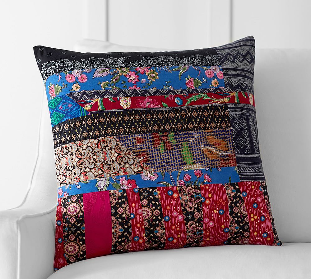 Pauline Boyd Patchwork Apple Blossom Pillow Cover