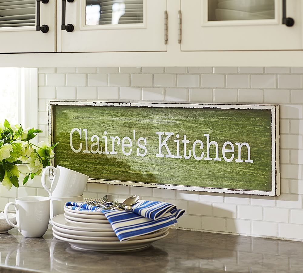 Personalized Rectangular Blank Sign