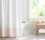 Linen Banded Shower Curtain