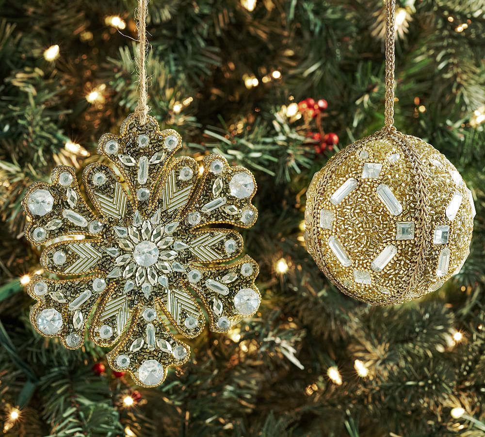 Beaded Jewel Ornaments