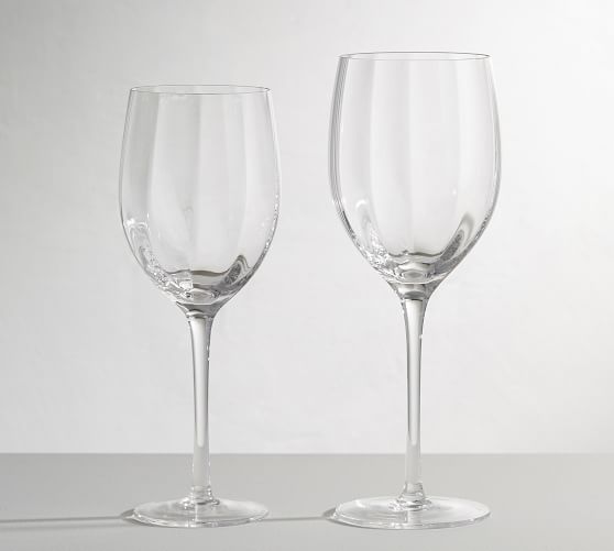 Optic Wine Glasses Pottery Barn