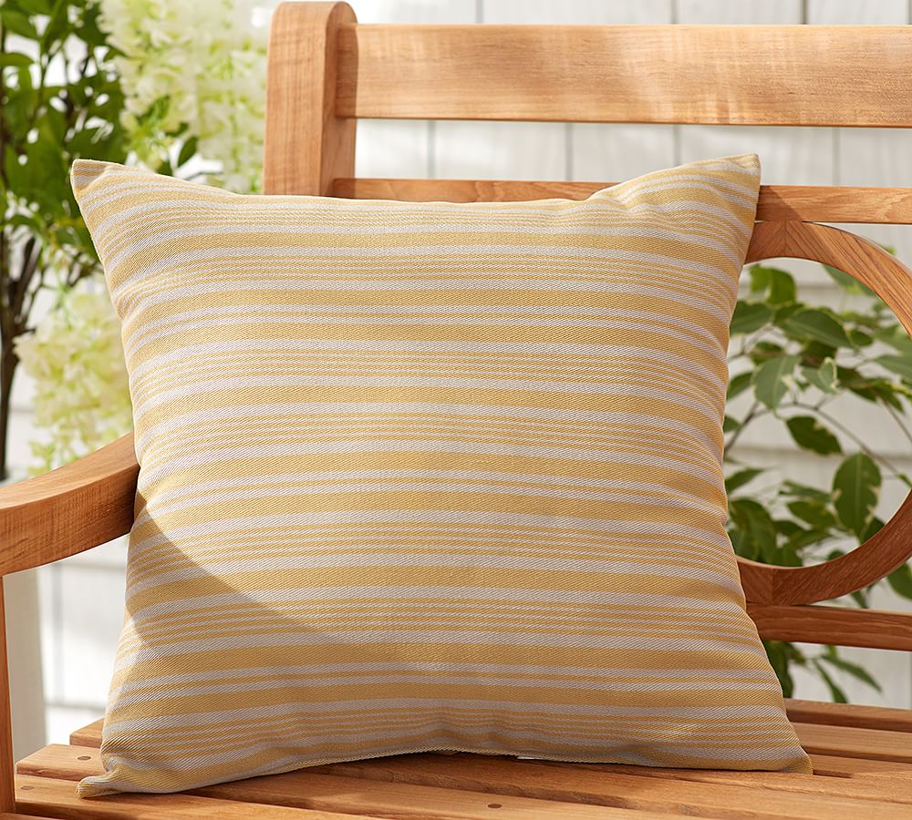 Mamaris Striped Outdoor Pillow