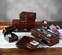 Saddle Leather Accessories Collection - Chocolate