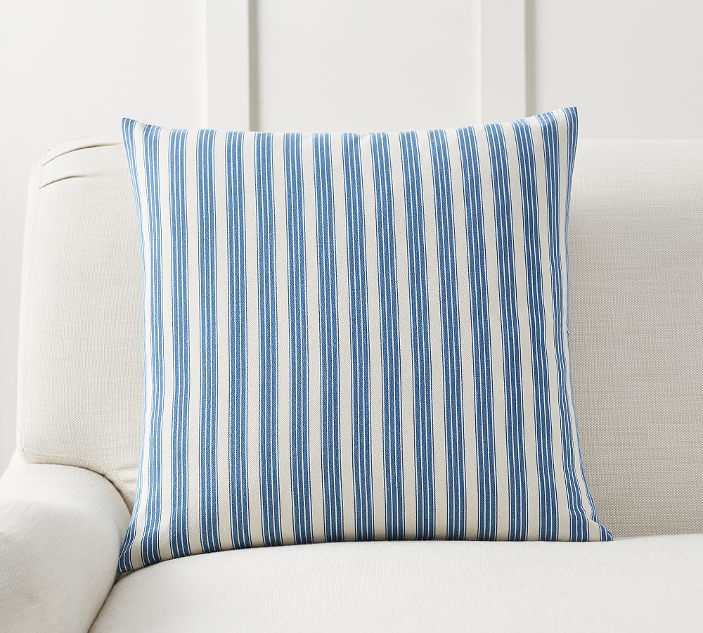 Sawyer Ticking Striped Pillow Cover