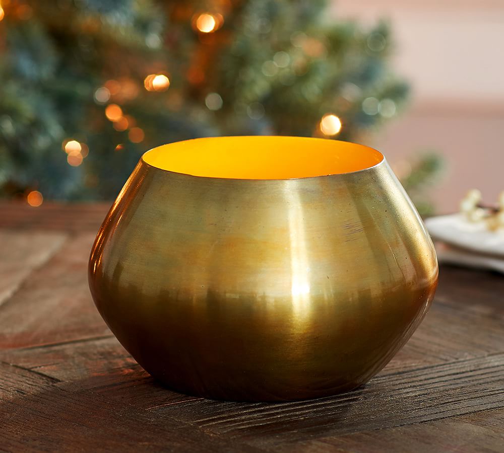 Brem Gold Ombre Candle Pot