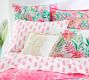 Lilly Pulitzer Flamenco Pineapple Embroidered Filled Pillow
